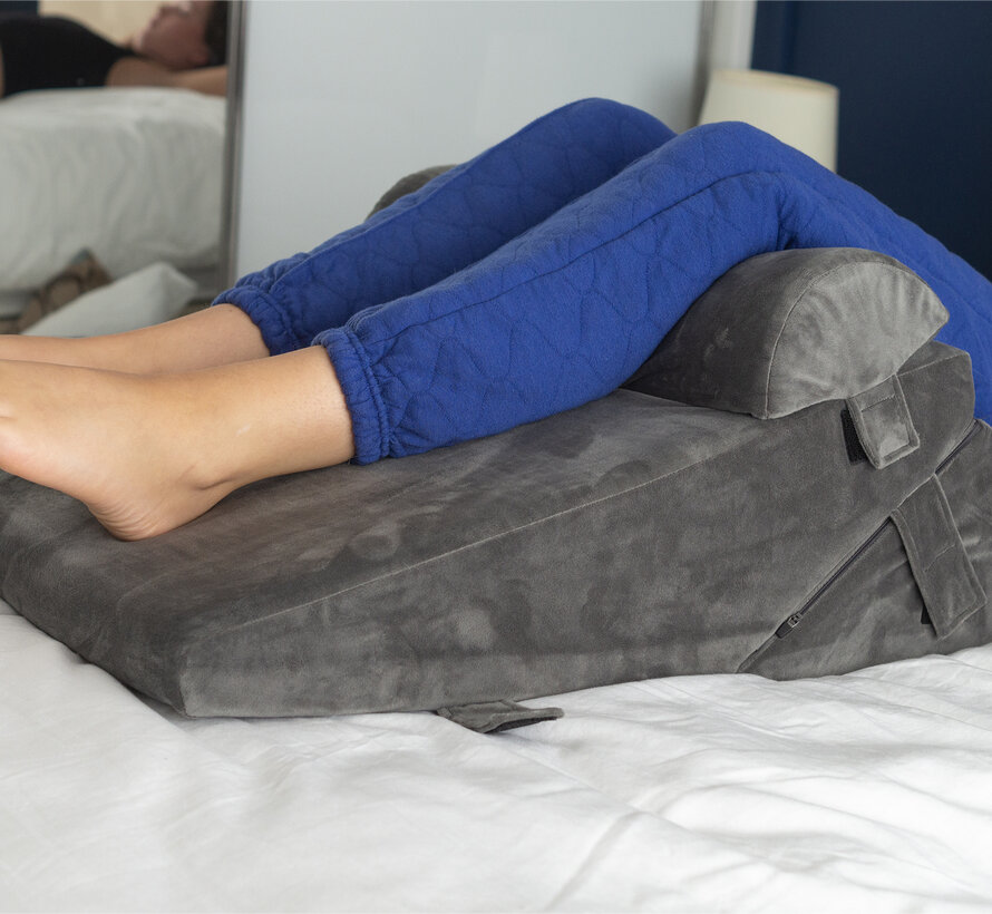 Luxe verstel en opvouwbaar bed wig kussen