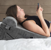 Luxe verstel en opvouwbaar bed wig kussen