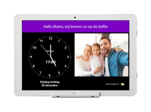 Kalenderklok met agenda functie Dayclocks