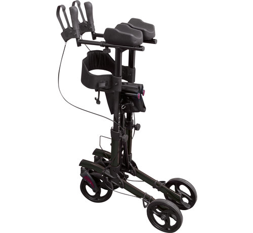 Vierwielige rollator met onderarmschaal