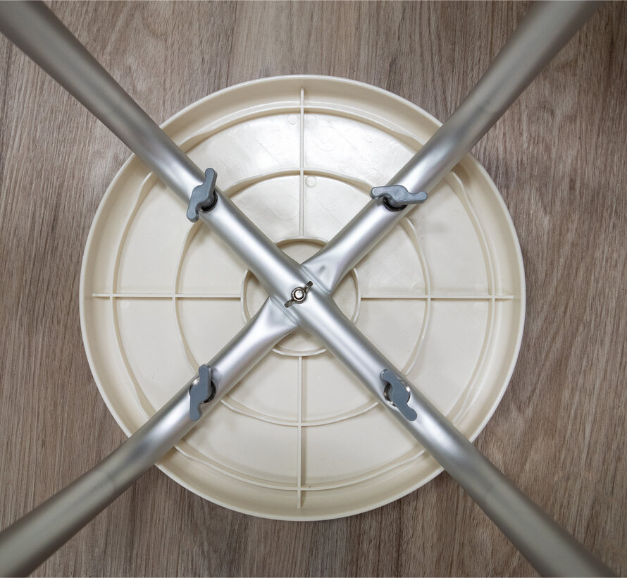 Douchekrukje met draaibare zitting