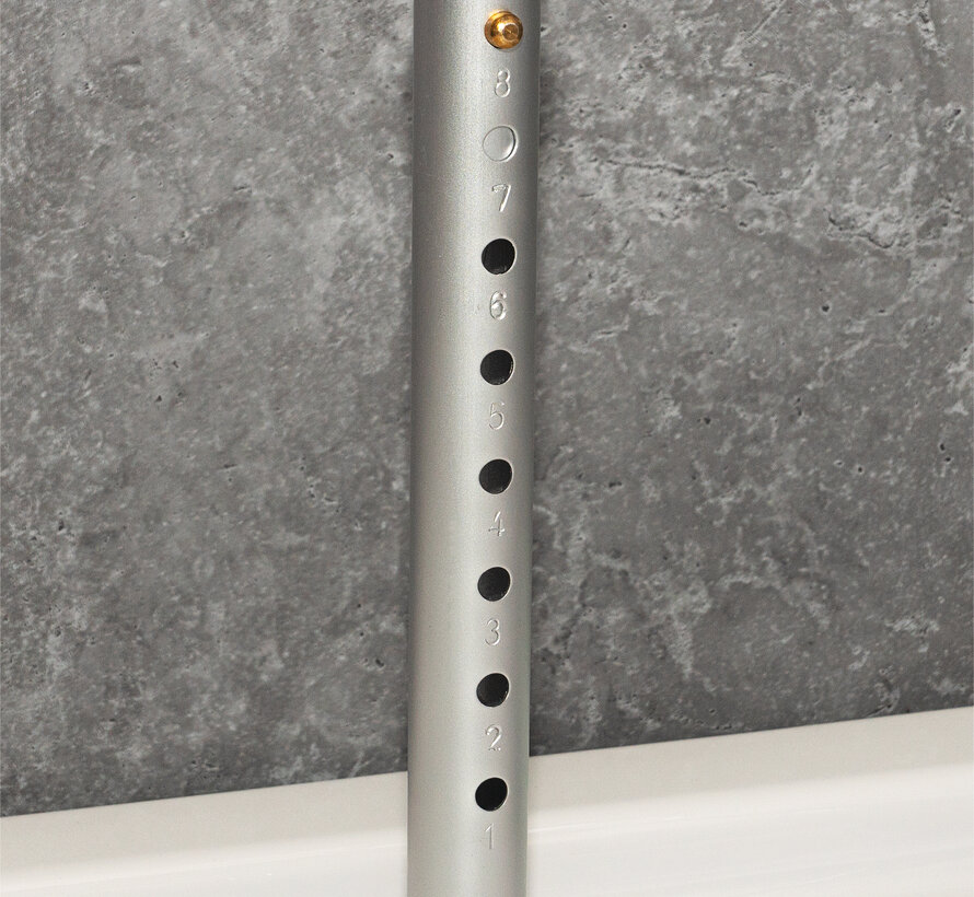 Douchekrukje met draaibare zitting