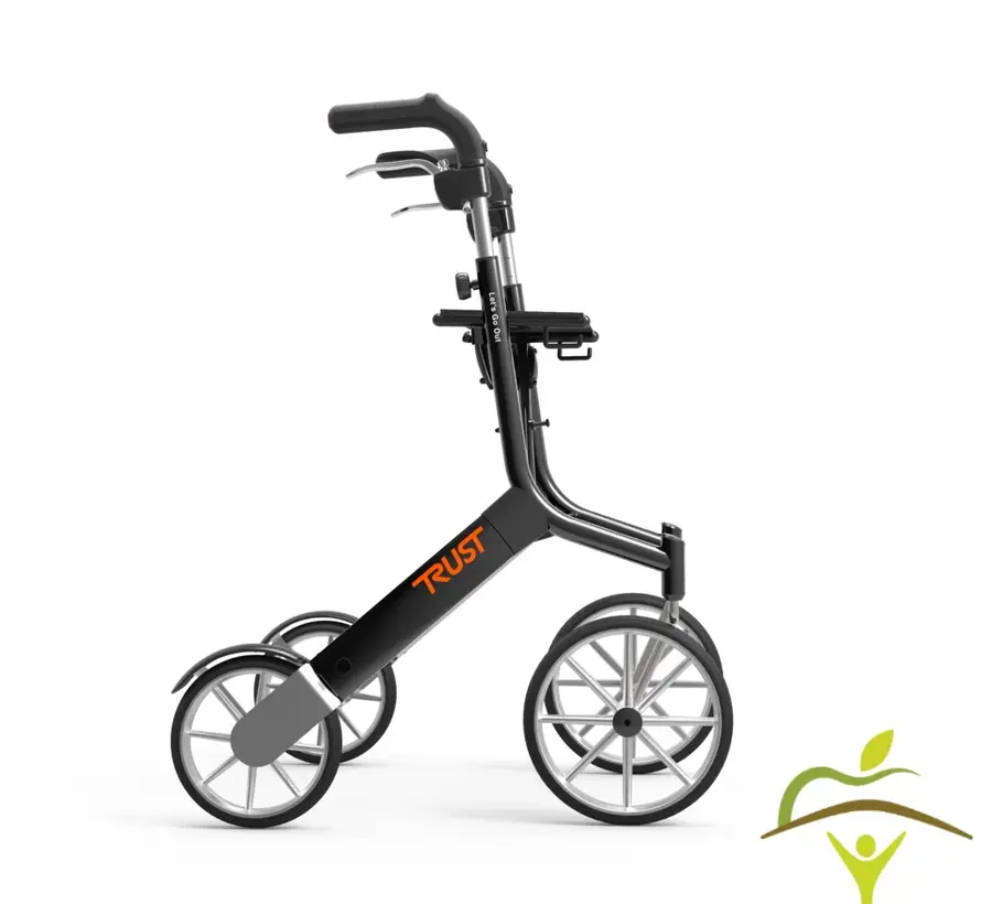 Let’s Go Out Licht en elegante rollator (inclusief bagagetas)