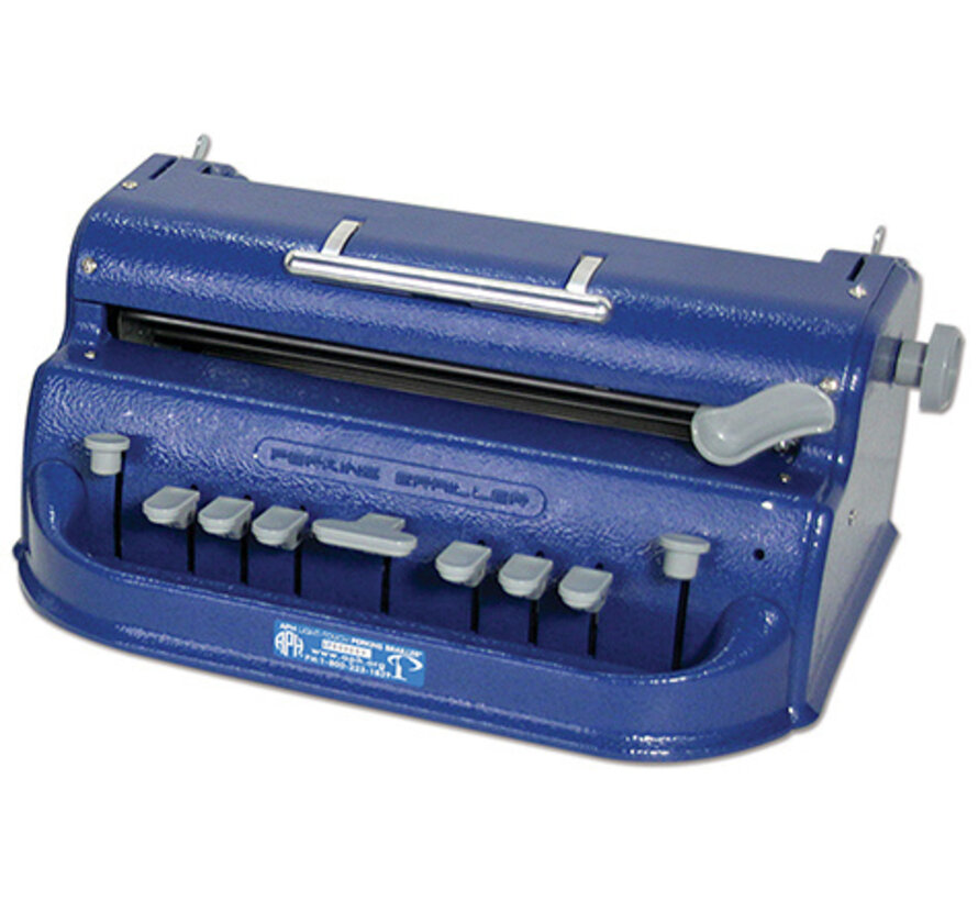 Klassieke mechanische brailleschrijfmachine voor beginners