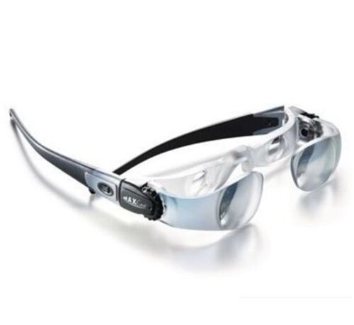 Vergrotende bril voor grote afstanden op evenementen