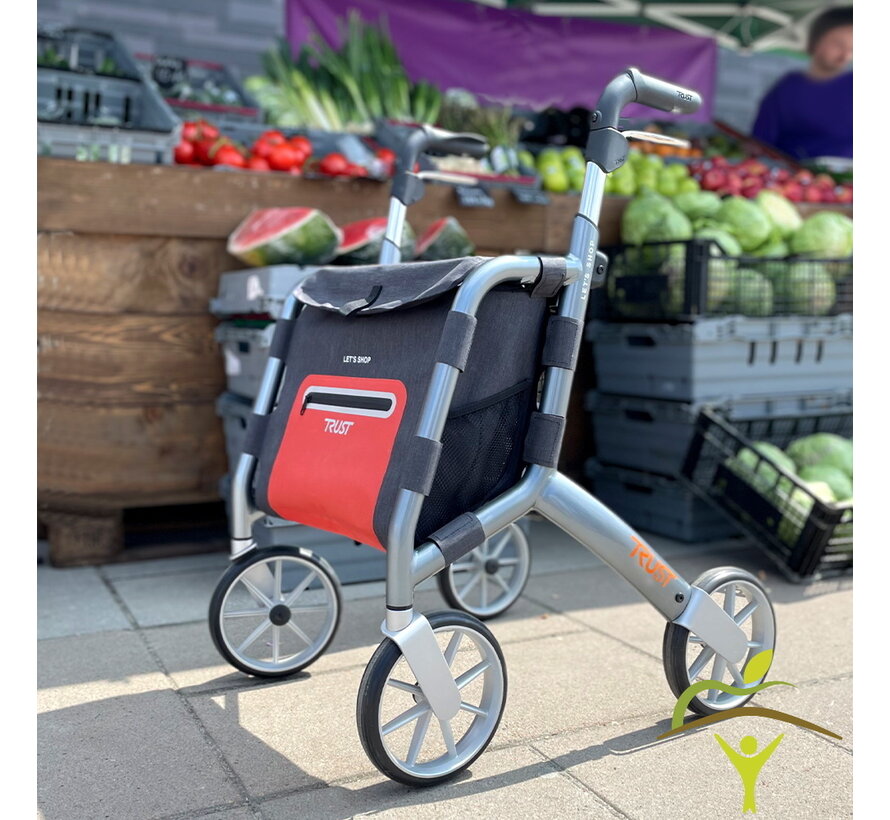 Let’s Shop - praktische rollator met grote tas