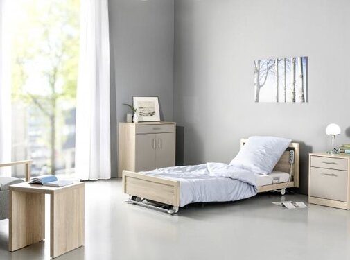 Elektrisch Bed Floorline extra laag