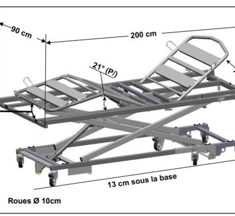 Extra laag bed X'PRESS LOW 24 cm