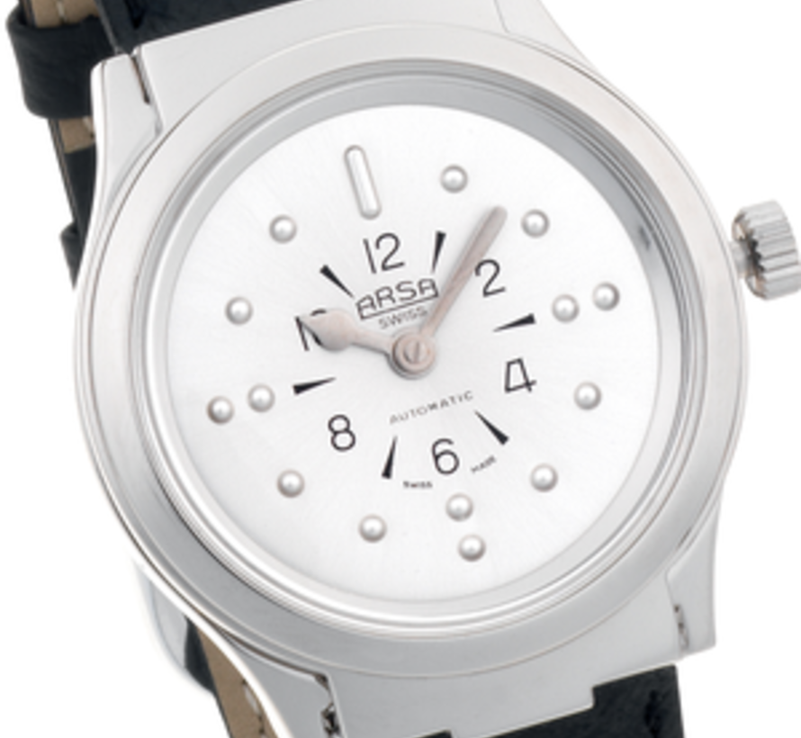 horloge voor blinden met puntindicatie