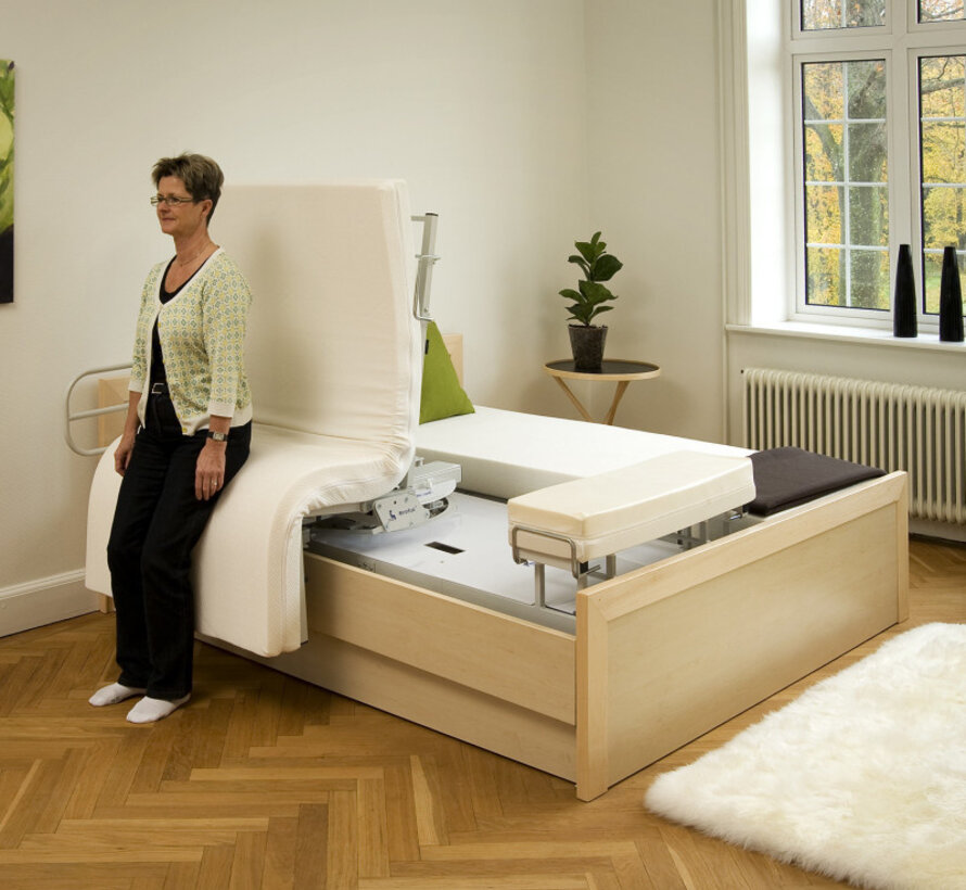 Roterend medisch tweepersoonsbed