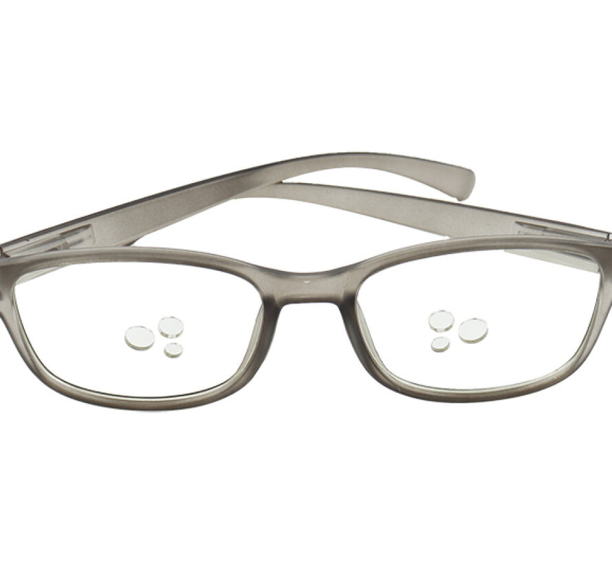 Bril om gemakkelijk oogdruppels toe te dienen