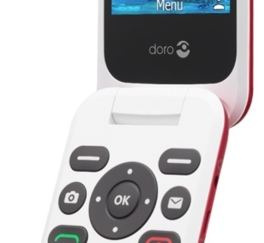 Klaptelefoon met sprekende knoppen en 4G
