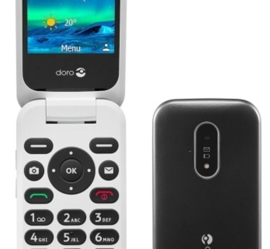 Klaptelefoon met sprekende knoppen en 4G