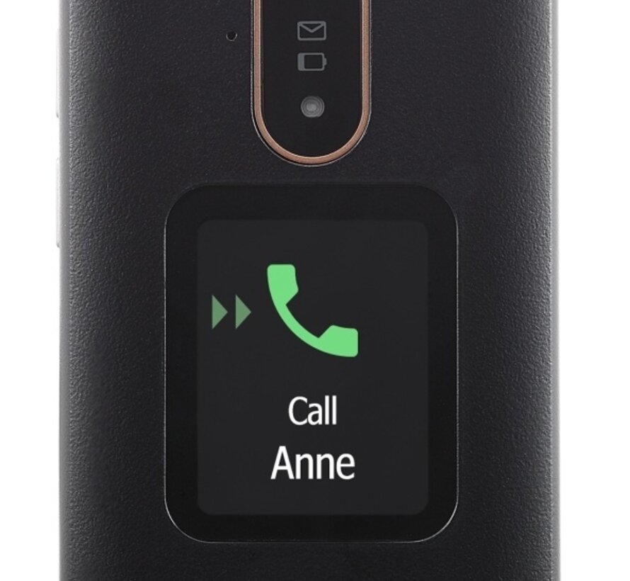 Klaptelefoon met sprekende knoppen en 4G