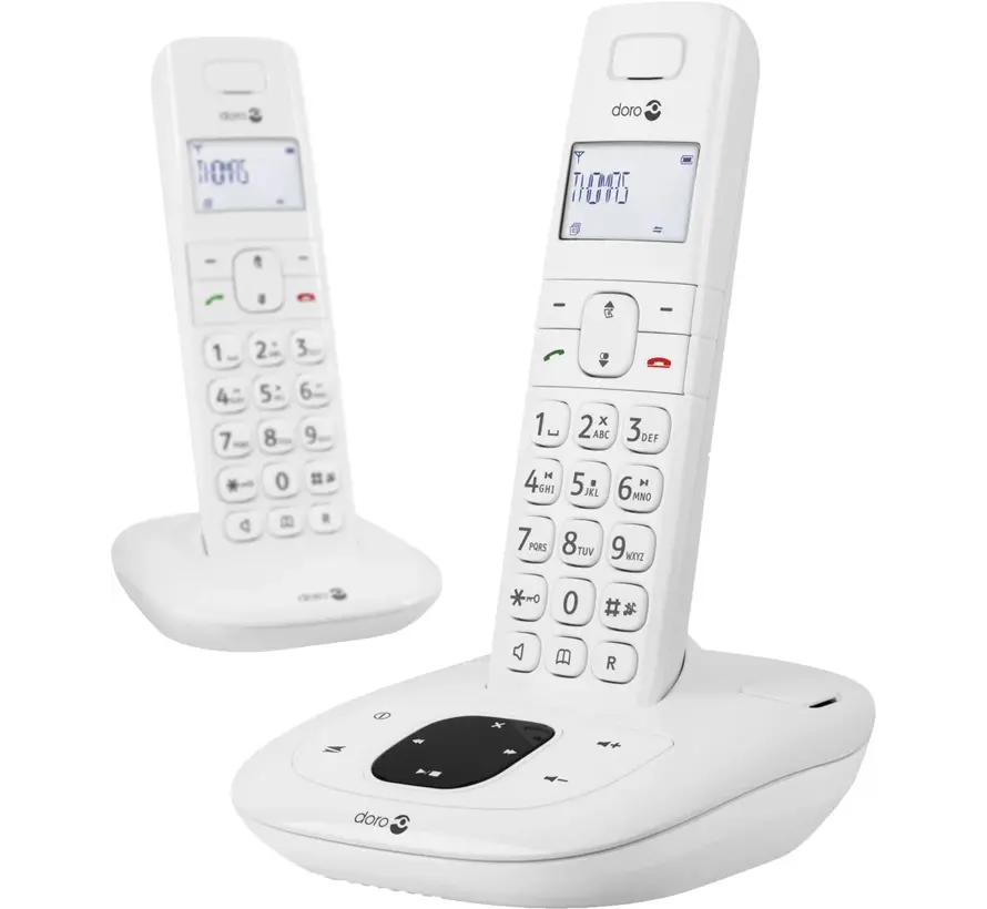 Draadloze telefoon met bedieningspaneel en antwoordapparaat