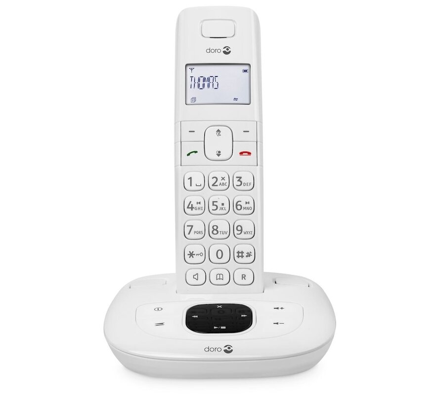 Draadloze telefoon met bedieningspaneel en antwoordapparaat
