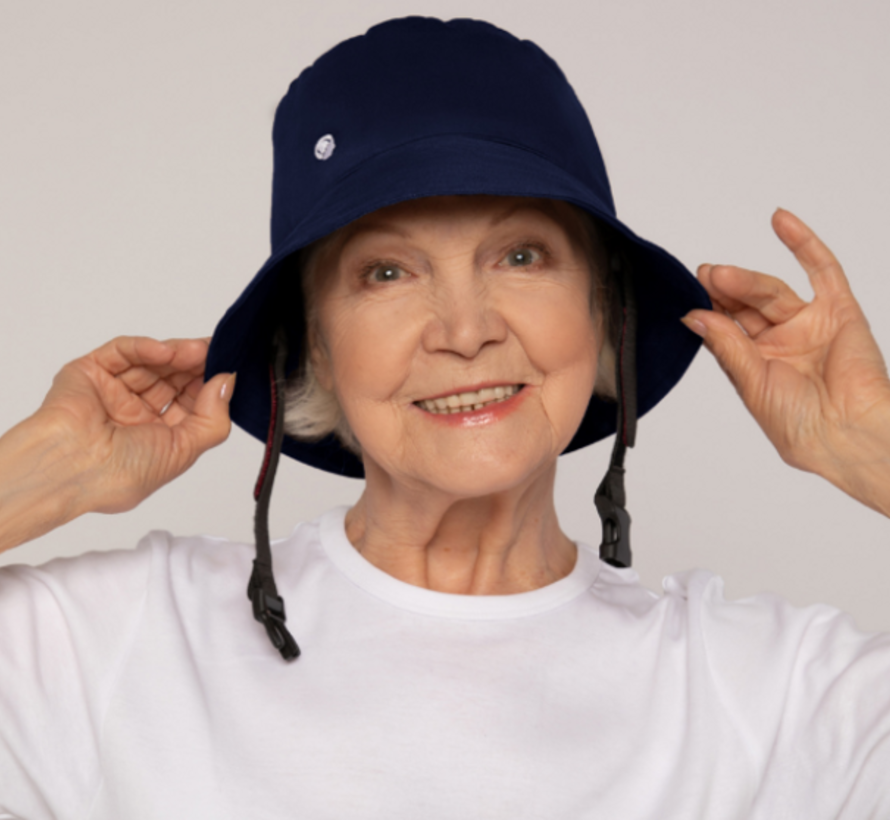 Ribcap - Billie Navy Blue/ Cream