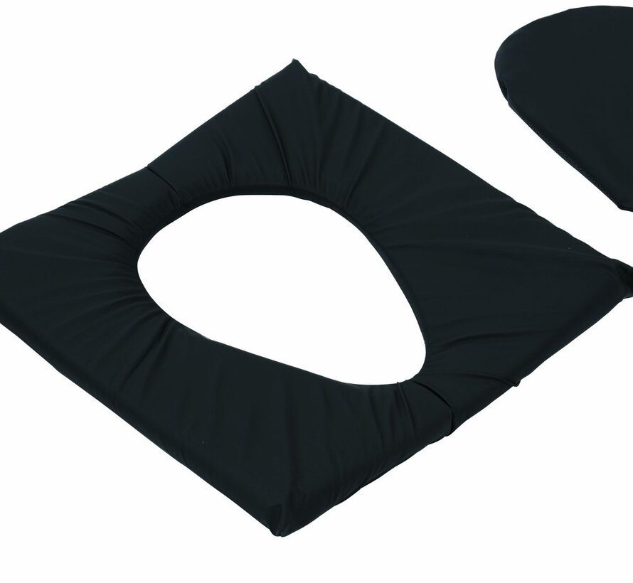 Gel/visco kussen voor toiletstoel 40 x 40 x 2,5 cm