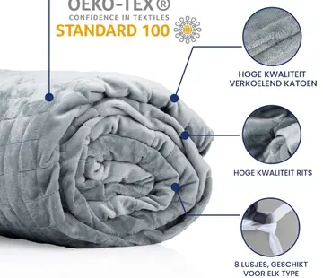 Verzwaard deken 120 x 200 cm + hoes (8kg)