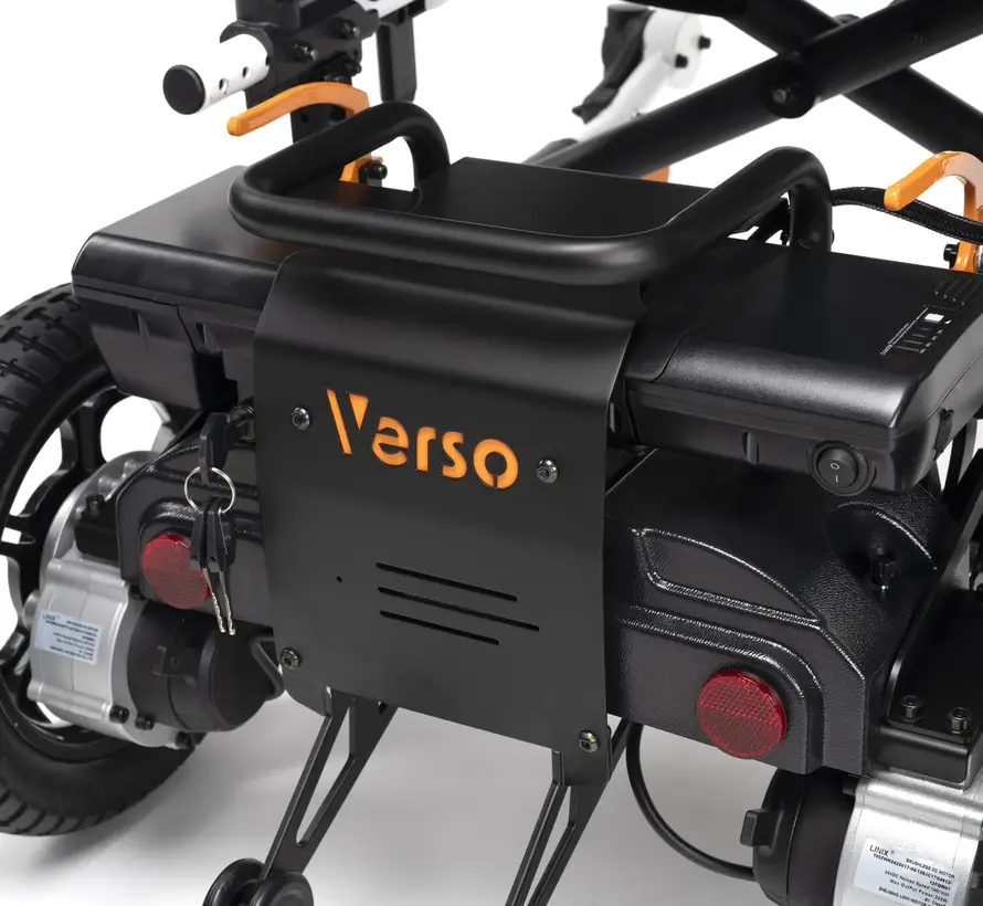 Lichtgewicht, aanpasbare elektrische rolstoel met afneembare lithiumbatterij - verso