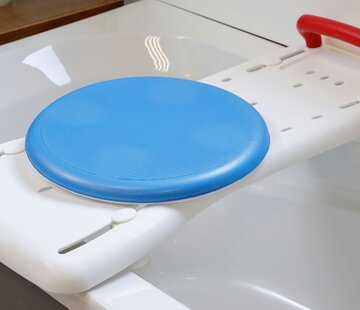 Badplank met draaischijf