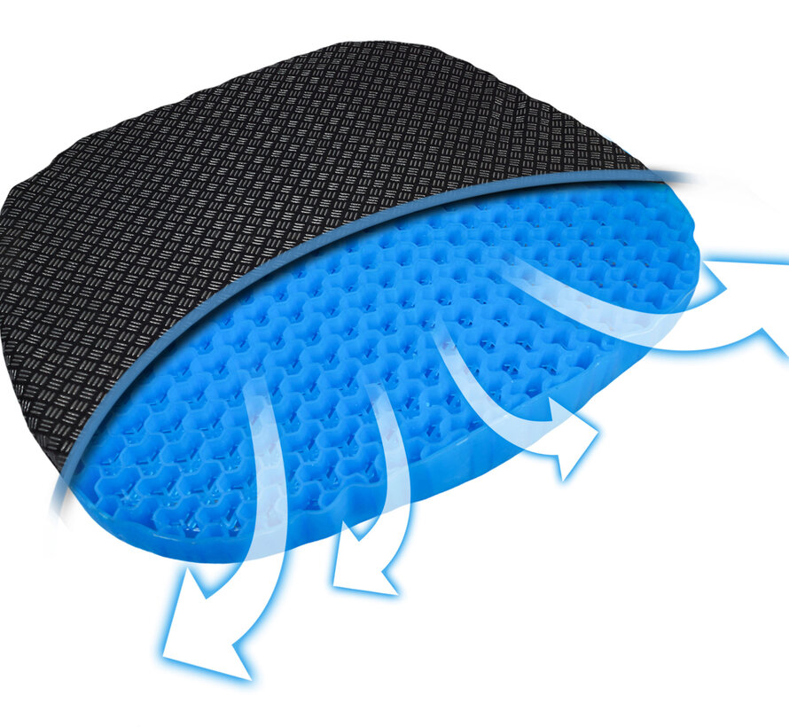 Gelkussen met honinggraat structuur