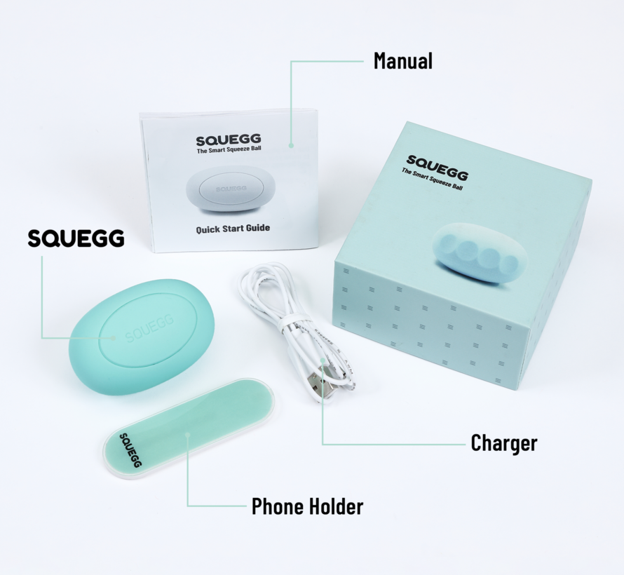 Squegg - digitale handtrainer