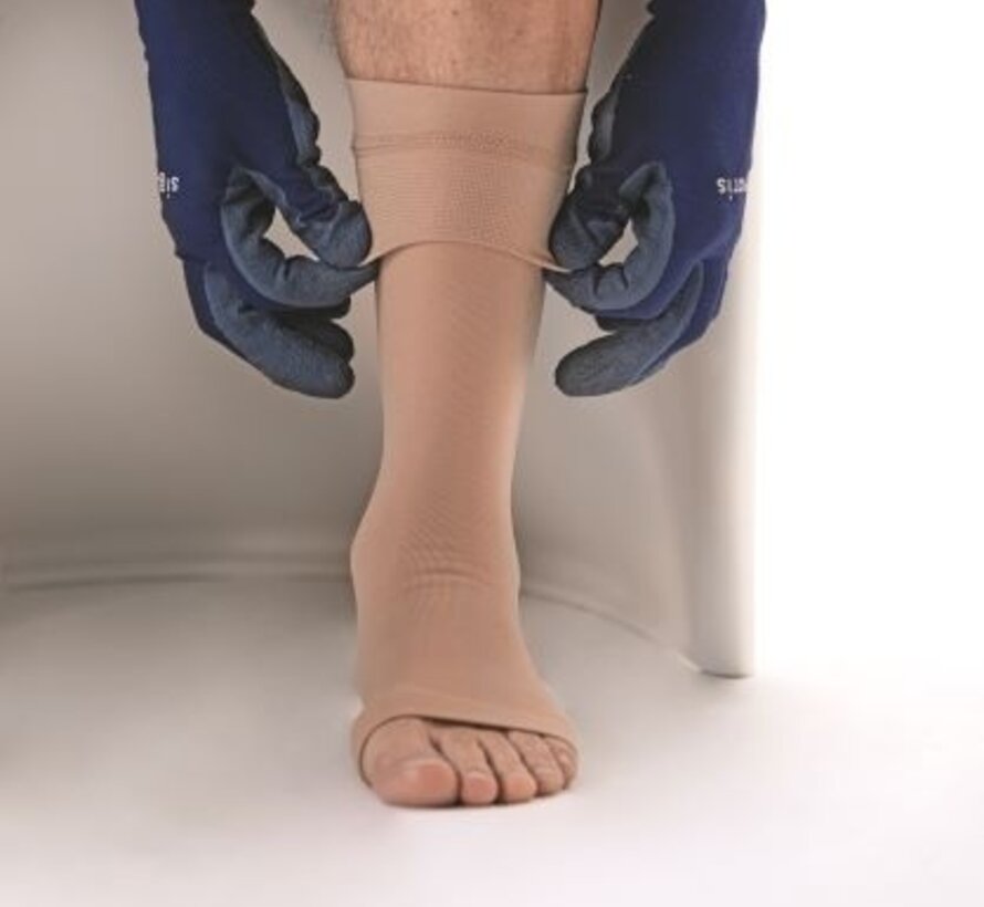 Handschoenen met antisliplaag voor aantrekhulp voor steunkousen (1 paar) - In 5 maten verkrijgbaar