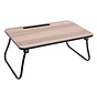 Inklapbare bedtafel - houtlook - 52x30x22cm