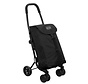 Go Four Boodschappentrolley  - Zwart - 43.5 liter - by Playmarket