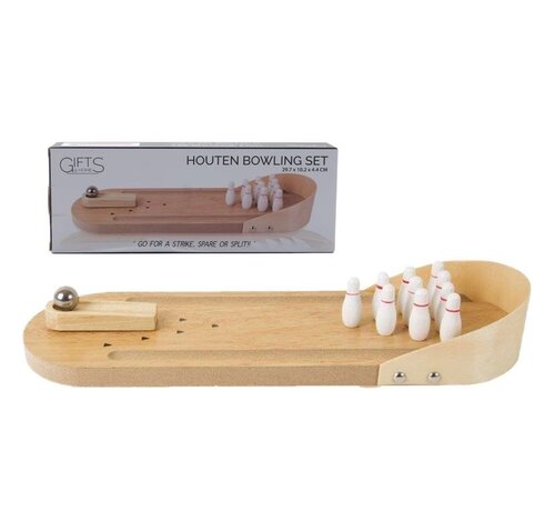 Mini Bowling Set - Tafelmodel - Hout