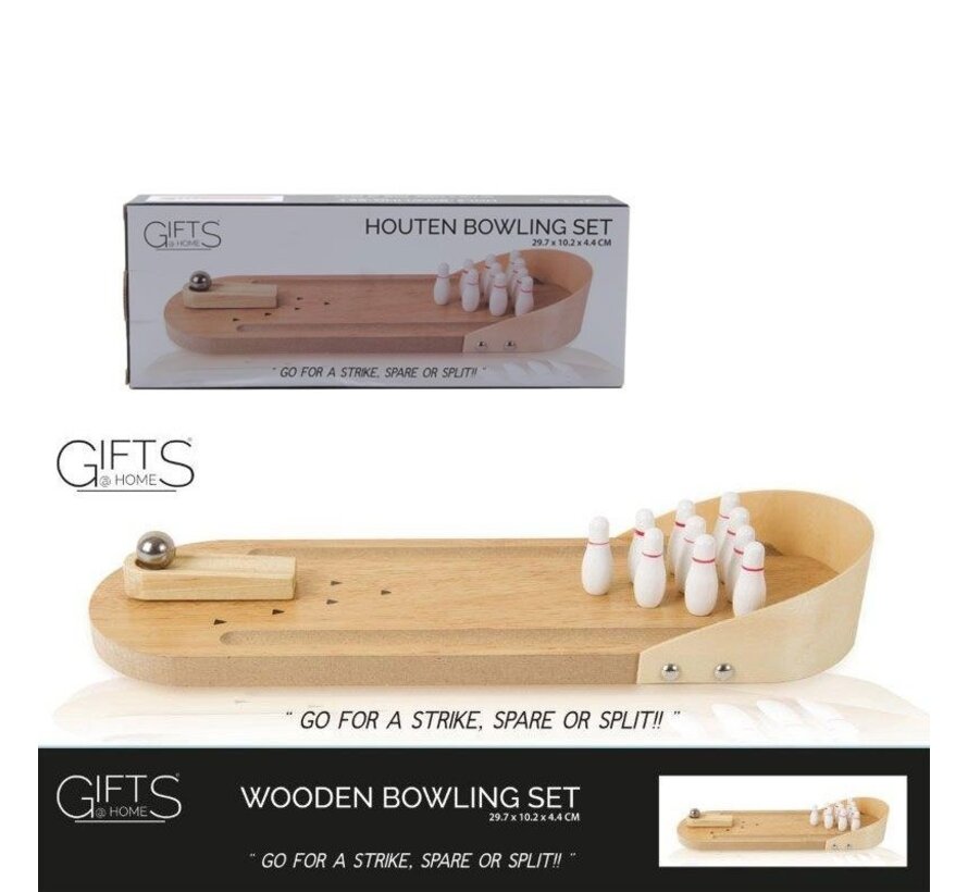 Mini Bowling Set - Tafelmodel - Hout