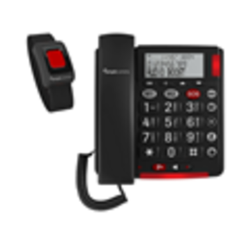 Hoorntelefoon met alarmband