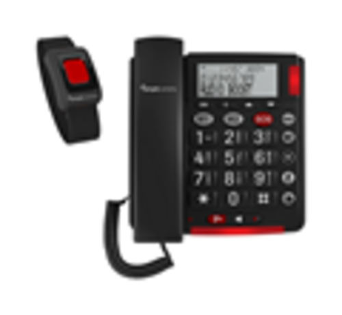 Hoorntelefoon met alarmband