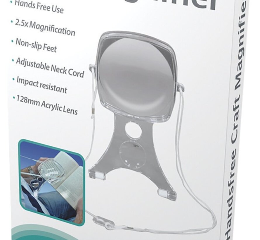 Handsfree Craft vergrootglas met verstelbare nekband