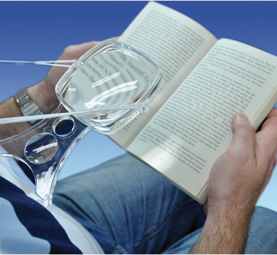 Handsfree Craft vergrootglas met verstelbare nekband