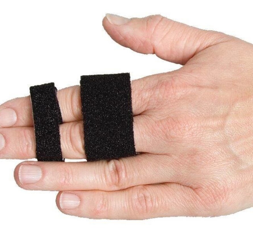 Buddy Loops vingerspalk - 13 mm - zwart (per 5)
