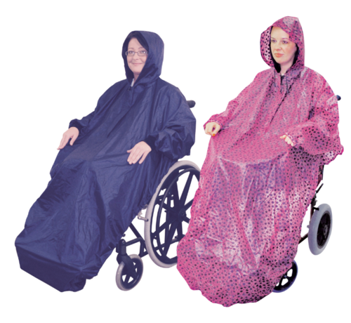 Rolstoelponcho met mouwen