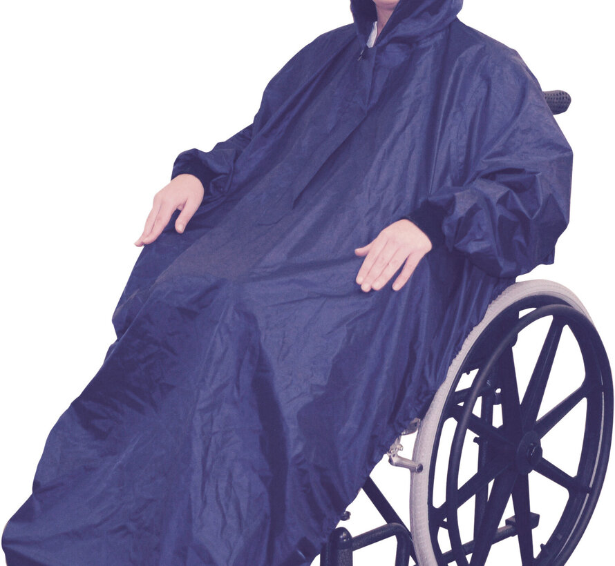 Rolstoelponcho met mouwen