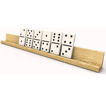 Domino houder - per 4