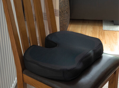 Deluxe coccyx kussen voor drukontlasting met gel