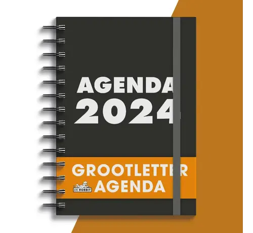 Grootletter Agenda - Verkrijgbaar in  A4 en A5