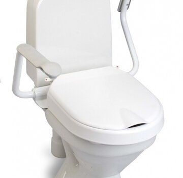 Hi-Loo toiletverhoger vast met armleuning