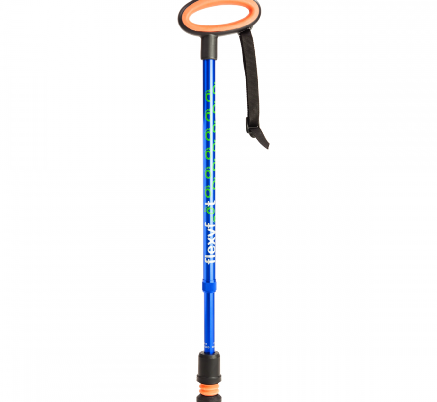 Wandelstok met ovalen handvat