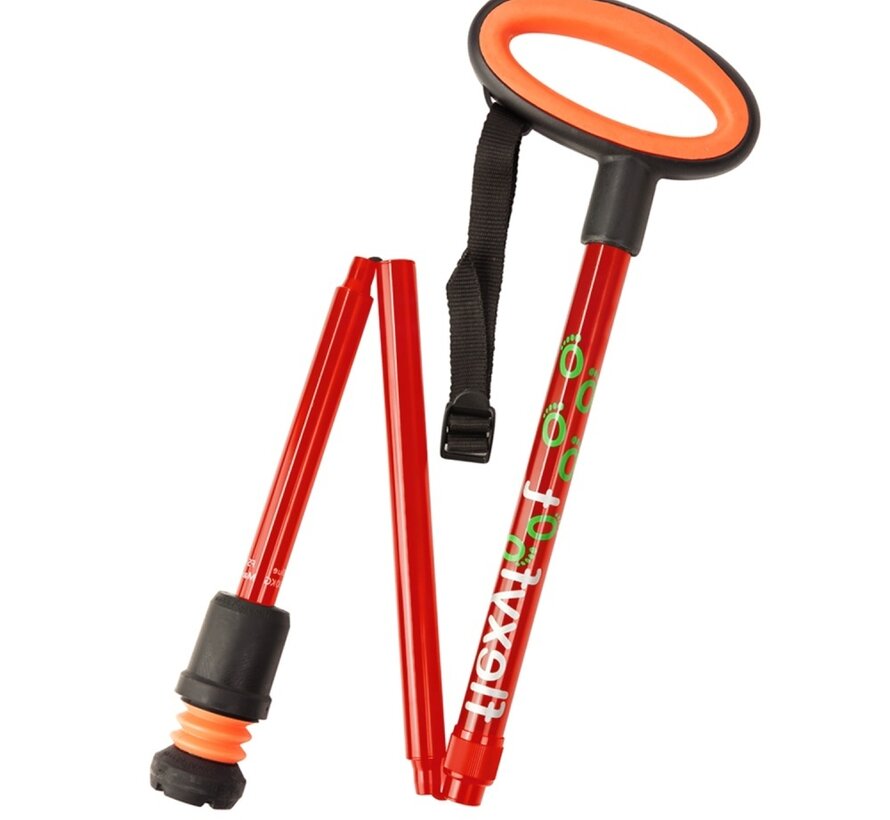 Wandelstok met ovalen handvat