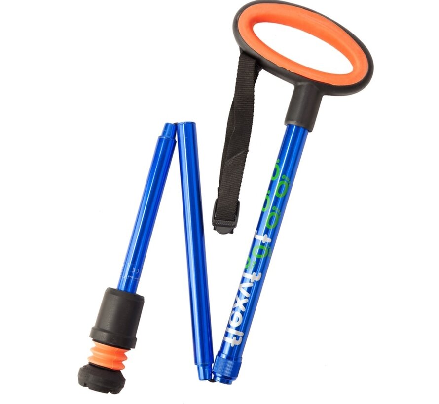 Wandelstok met ovalen handvat