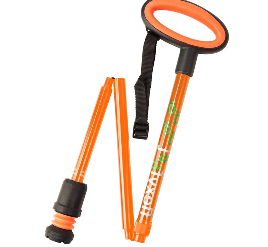 Wandelstok met ovalen handvat