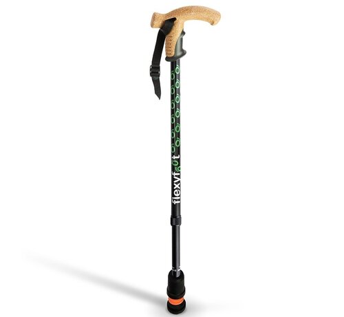 Wandelstok met kurken handvat