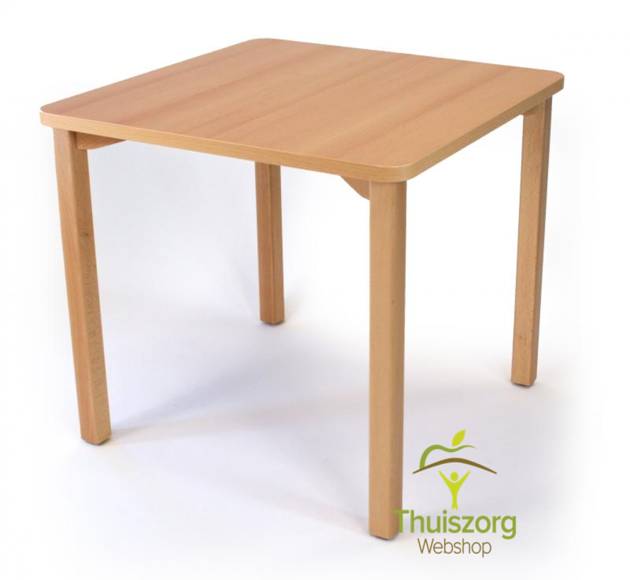 Tafel met afgeronde hoeken