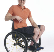 Klassieke rolstoelshort - marine